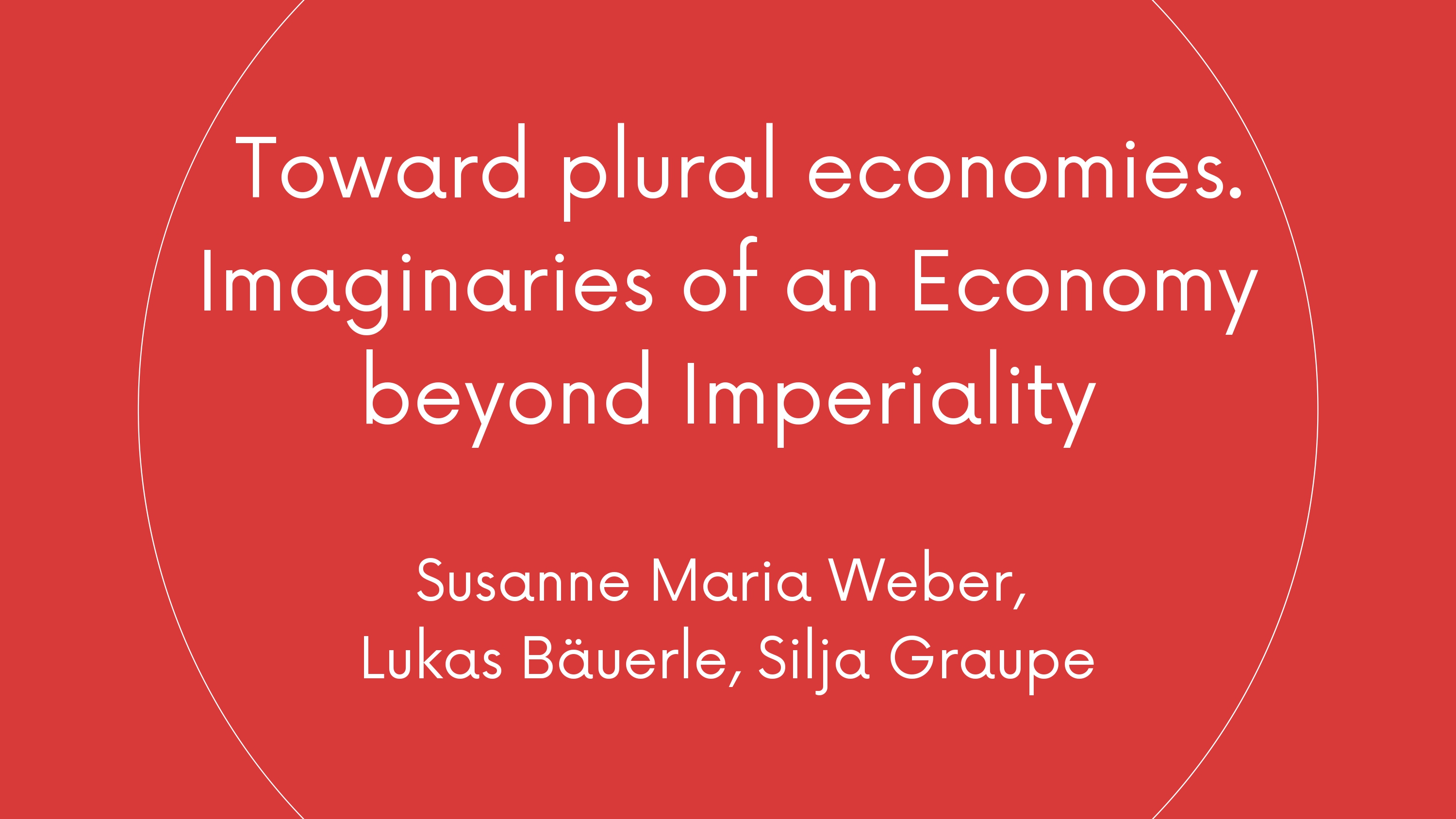 toward plural economies