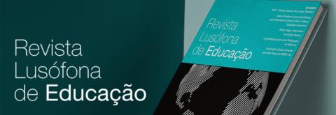 Imagem gráfica da capa da Revista Lusófona de Educação
